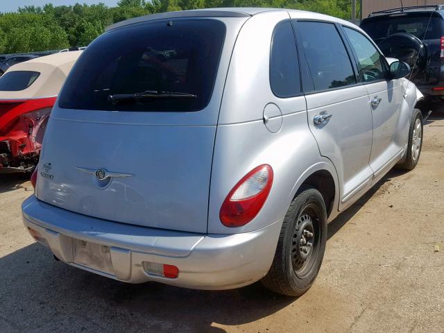 3A8FY48B18T140954 - 2008 CHRYSLER PT CRUISER SILVER photo 4