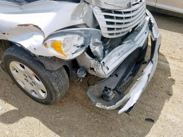 3A8FY48B18T140954 - 2008 CHRYSLER PT CRUISER SILVER photo 9