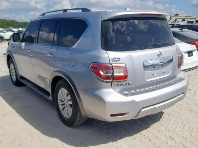 JN8AY2ND4J9052575 - 2018 NISSAN ARMADA SV SILVER photo 3