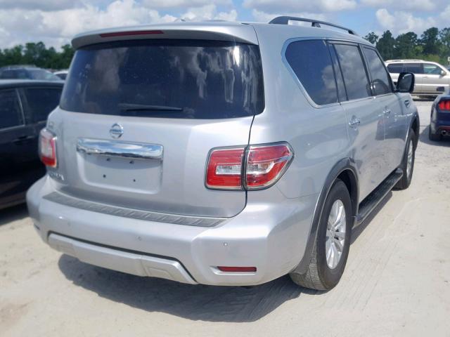 JN8AY2ND4J9052575 - 2018 NISSAN ARMADA SV SILVER photo 4