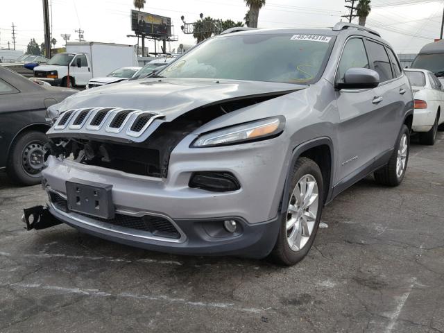 1C4PJLDBXGW247719 - 2016 JEEP CHEROKEE L SILVER photo 2