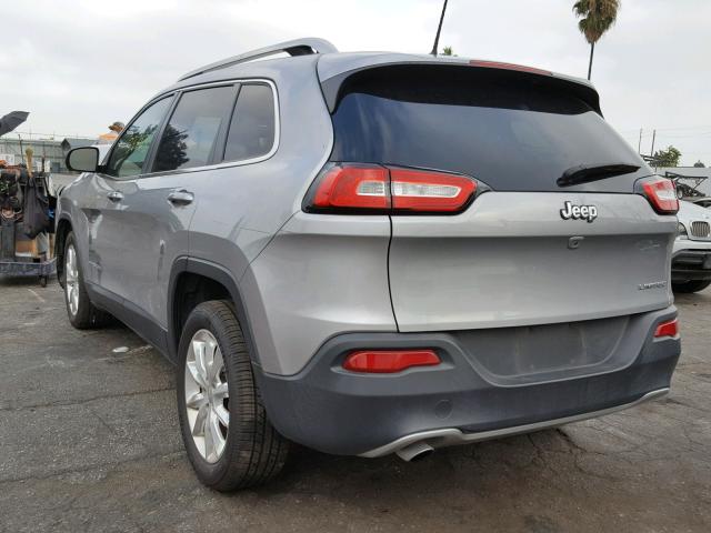 1C4PJLDBXGW247719 - 2016 JEEP CHEROKEE L SILVER photo 3