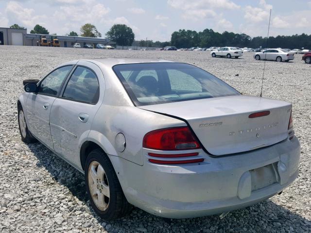 1B3EL46R22N130993 - 2002 DODGE STRATUS SE BLUE photo 3