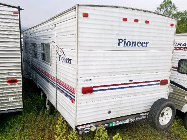 1EB1T252916000271 - 2001 FLEETWOOD PIONEER  WHITE photo 3