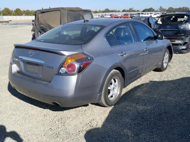 1N4CL21E99C166660 - 2009 NISSAN ALTIMA HYB GRAY photo 4