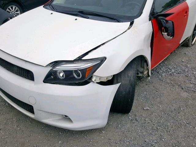 JTKDE167270214620 - 2007 TOYOTA SCION TC თეთრი ფოტო 9