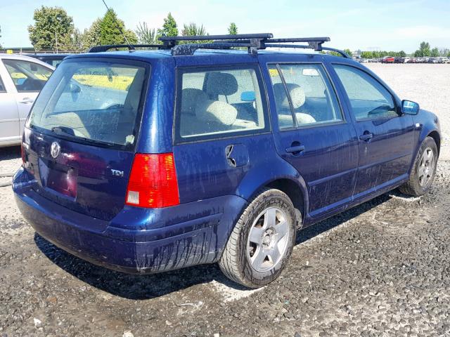 WVWSP61J42W295277 - 2002 VOLKSWAGEN JETTA GLS BLUE photo 4