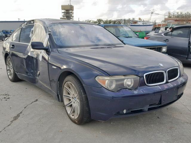 WBAGL63443DP64631 - 2003 BMW 745 I BLUE photo 1