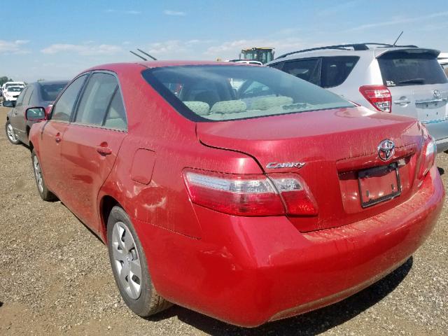 4T1BE46K47U172041 - 2007 TOYOTA CAMRY NEW RED photo 3