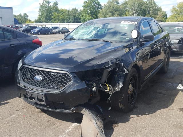 1FAHP2M87DG110508 - 2013 FORD TAURUS POL BLACK photo 2