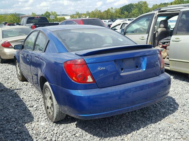 1G8AN12F35Z115699 - 2005 SATURN ION LEVEL BLUE photo 3