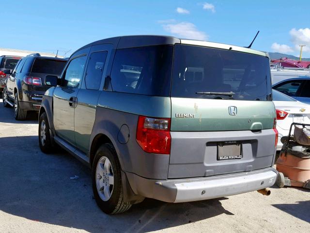 5J6YH18645L005891 - 2005 HONDA ELEMENT EX GREEN photo 3