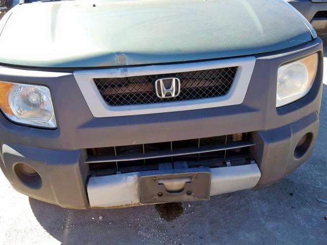 5J6YH18645L005891 - 2005 HONDA ELEMENT EX GREEN photo 9