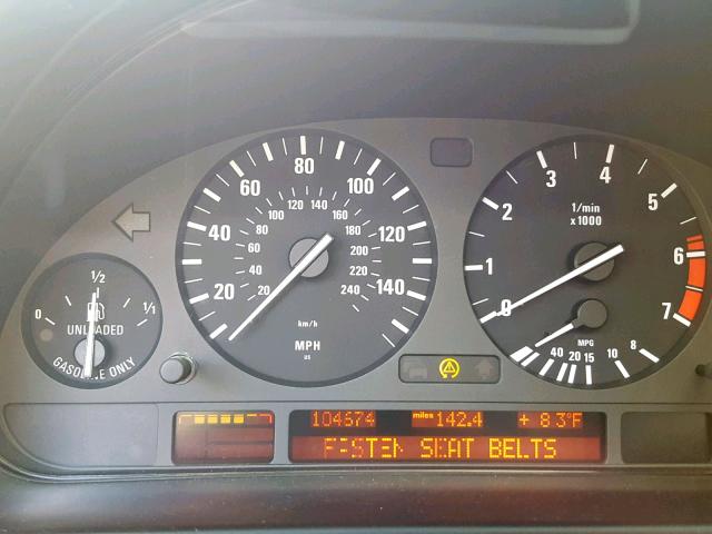 WBADN5341YGC95336 - 2000 BMW 540 I 黑色 照片 8