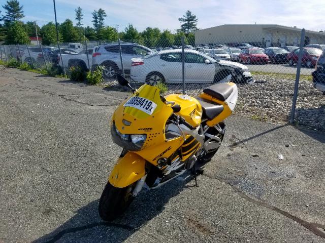 JH2SC330XXM303391 - 1999 HONDA CBR900 RR YELLOW photo 2