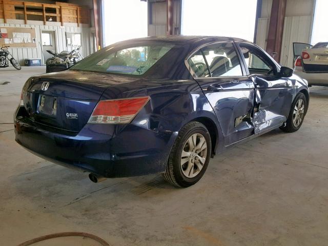 1HGCP2F47AA000962 - 2010 HONDA ACCORD LXP BLUE photo 3