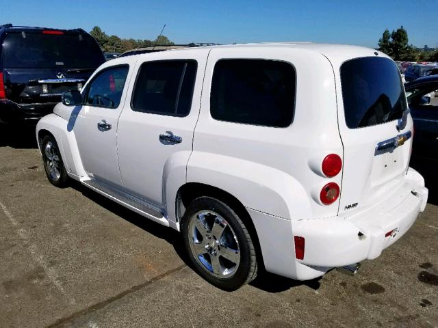 3GNCA53V39S629229 - 2009 CHEVROLET HHR LT WHITE photo 3