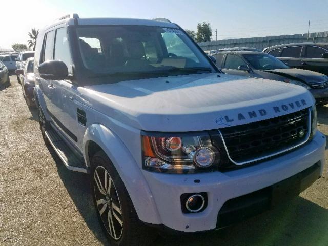 SALAK2V63GA811618 - 2016 LAND ROVER LR4 HSE LU WHITE photo 1