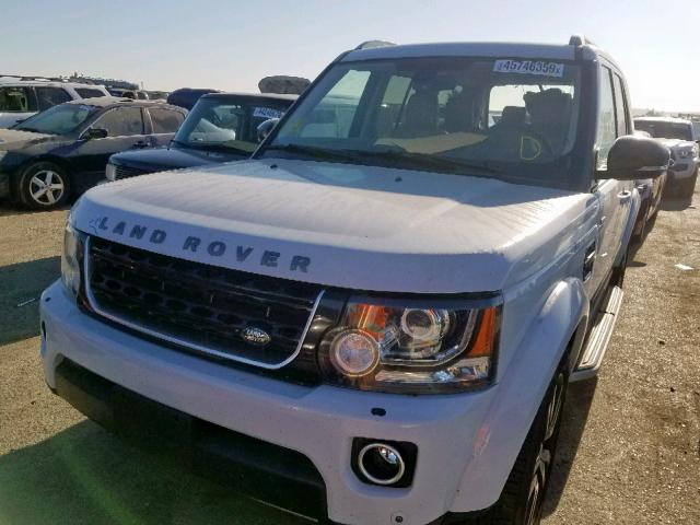 SALAK2V63GA811618 - 2016 LAND ROVER LR4 HSE LU WHITE photo 2