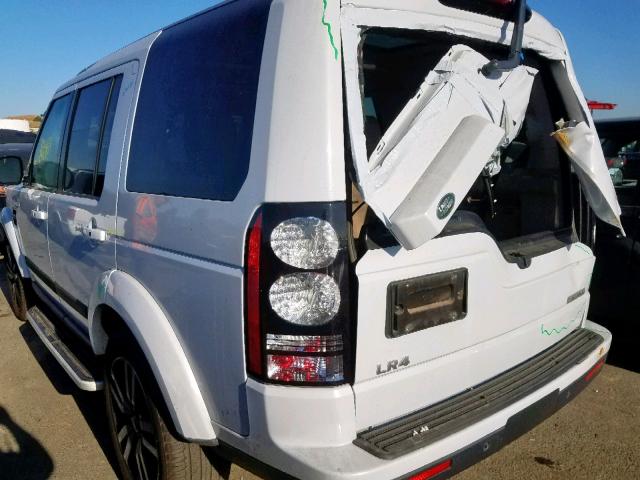 SALAK2V63GA811618 - 2016 LAND ROVER LR4 HSE LU WHITE photo 3