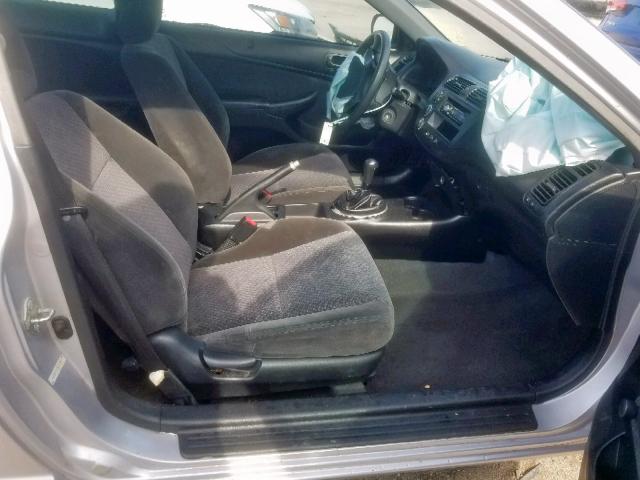 1HGEM21273L055524 - 2003 HONDA CIVIC DX SILVER photo 5