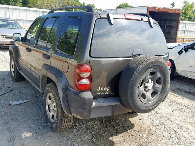 1J4GL48K45W512846 - 2005 JEEP LIBERTY SP GRAY photo 3