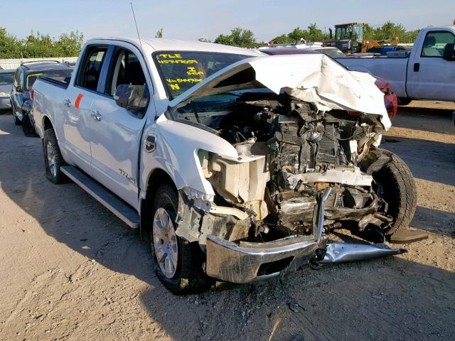 1N6AA1EJ4HN544926 - 2017 NISSAN TITAN S WHITE photo 1