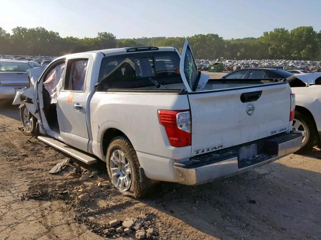 1N6AA1EJ4HN544926 - 2017 NISSAN TITAN S WHITE photo 3