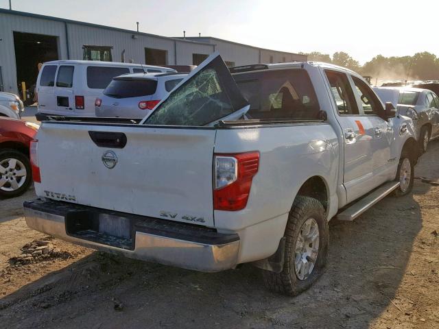 1N6AA1EJ4HN544926 - 2017 NISSAN TITAN S WHITE photo 4