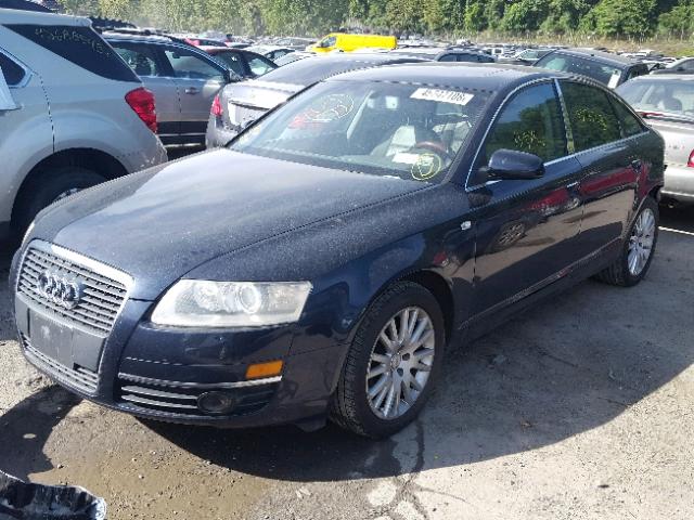 WAUDG74F56N025439 - 2006 AUDI A6 3.2 QUA BLUE photo 2