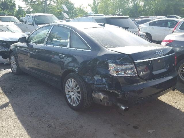 WAUDG74F56N025439 - 2006 AUDI A6 3.2 QUA BLUE photo 3