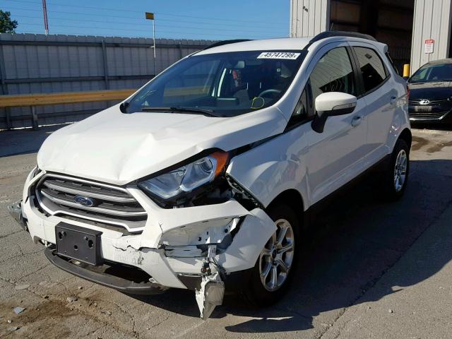 MAJ6P1UL4JC188978 - 2018 FORD ECOSPORT S WHITE photo 2