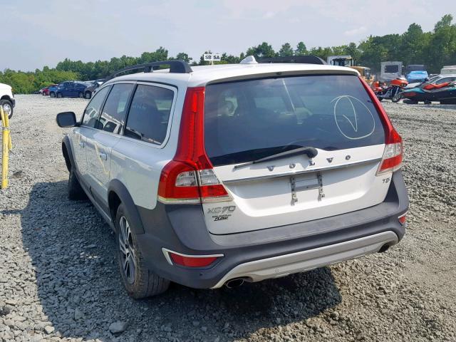 YV440MBC7F1196289 - 2015 VOLVO XC70 T5 WHITE photo 3