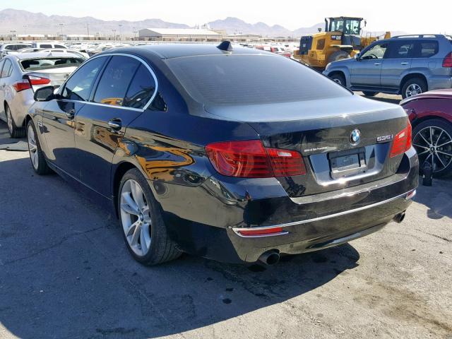 WBA5B1C58ED480587 - 2014 BMW 535 I BLACK photo 3