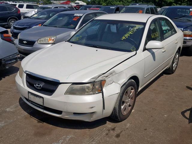 KMHET46CX6A106668 - 2006 HYUNDAI SONATA GL WHITE photo 2