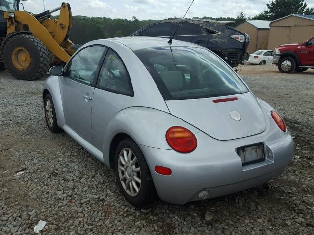 3VWCK31C75M400513 - 2005 VOLKSWAGEN NEW BEETLE 银色 照片 3