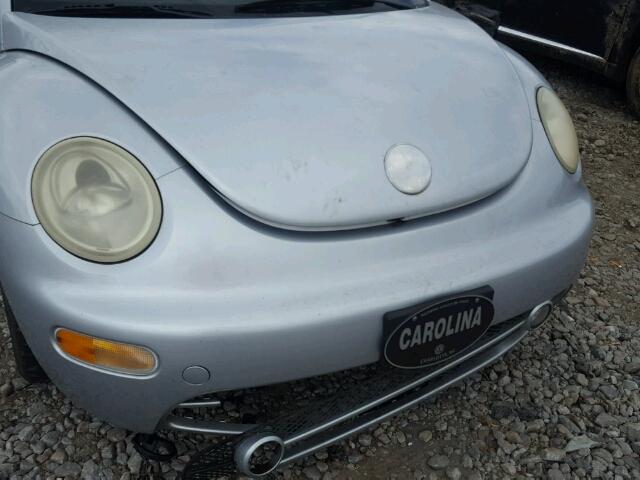 3VWCK31C75M400513 - 2005 VOLKSWAGEN NEW BEETLE 银色 照片 9