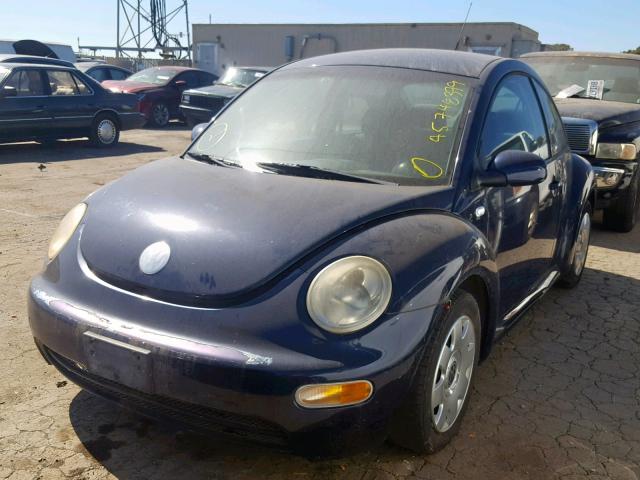 3VWBK21C83M409983 - 2003 VOLKSWAGEN NEW BEETLE ლურჯი ფოტო 2
