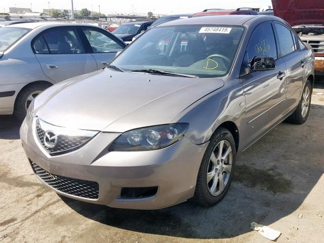 JM1BK32F271670899 - 2007 MAZDA 3 I GRAY photo 2