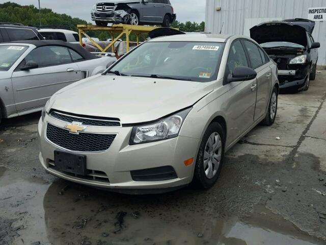 1G1PA5SG7D7240901 - 2013 CHEVROLET CRUZE LS BROWN photo 2