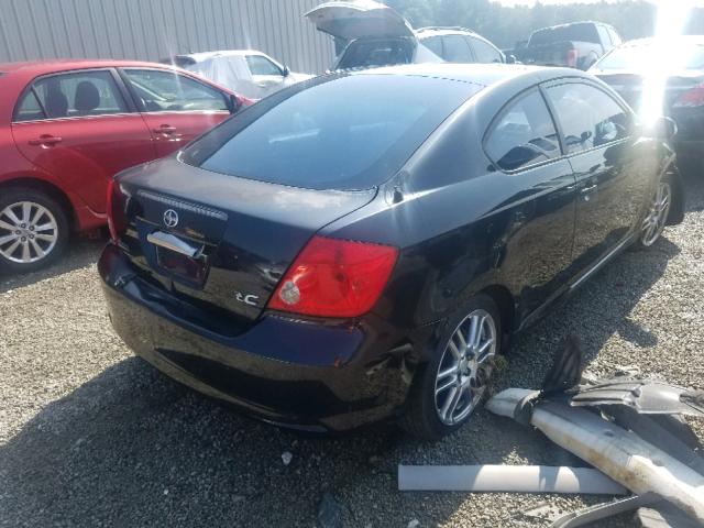 JTKDE177950040573 - 2005 TOYOTA SCION TC BLACK photo 4