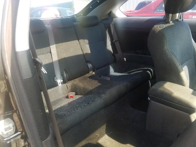 JTKDE177950040573 - 2005 TOYOTA SCION TC BLACK photo 6