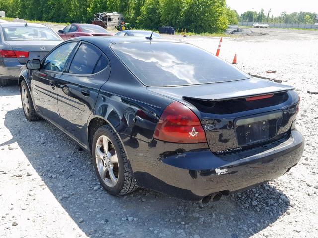 2G2WC58CX71203431 - 2007 PONTIAC GRAND PRIX BLACK photo 3
