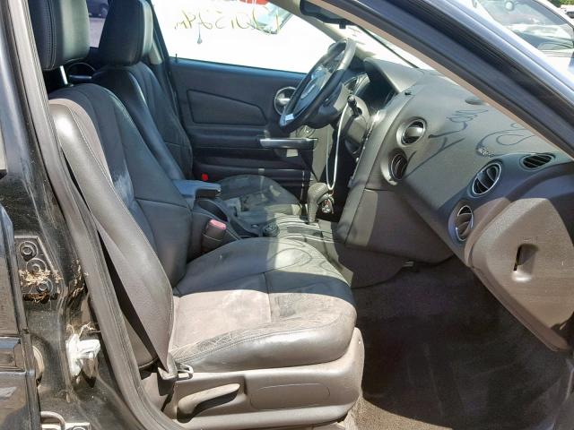 2G2WC58CX71203431 - 2007 PONTIAC GRAND PRIX BLACK photo 5