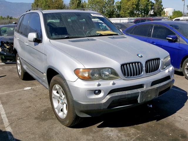 5UXFA135X6LY43438 - 2006 BMW X5 3.0I SILVER photo 1