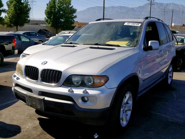 5UXFA135X6LY43438 - 2006 BMW X5 3.0I SILVER photo 2