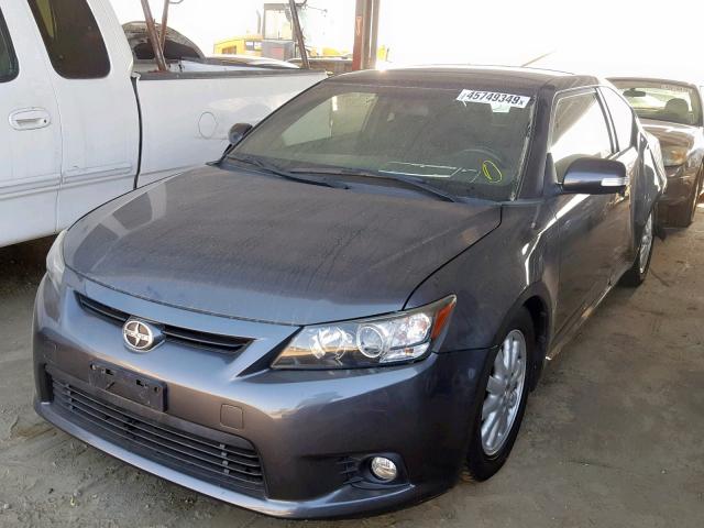 JTKJF5C70D3051794 - 2013 TOYOTA SCION TC ნაცრისფერი ფოტო 2