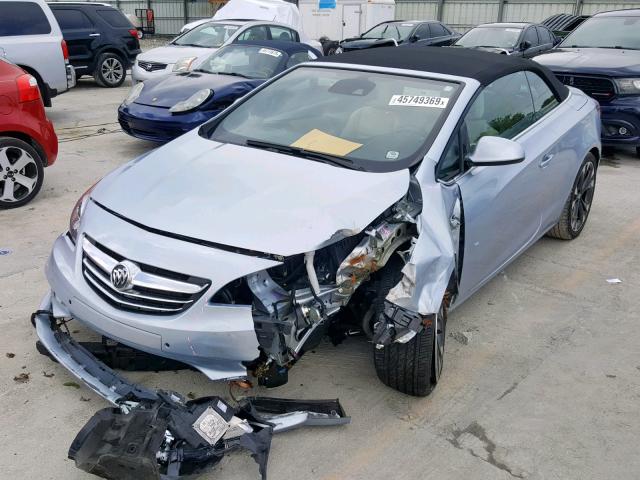 W04WT3N5XGG153777 - 2016 BUICK CASCADA PR BLUE photo 2