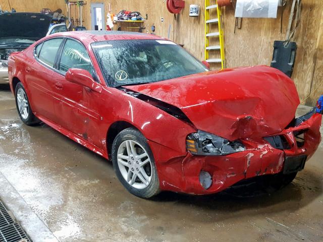 2G2WR554471189747 - 2007 PONTIAC GRAND PRIX RED photo 1