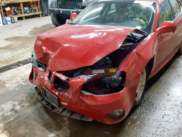 2G2WR554471189747 - 2007 PONTIAC GRAND PRIX RED photo 9